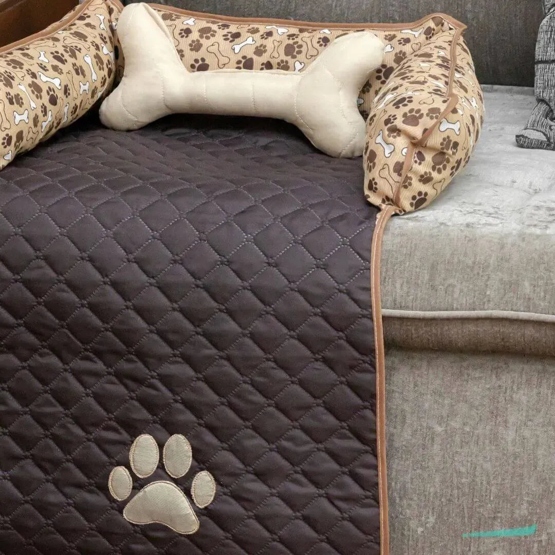 Protetor de Sofá Pet Impermeável Pequeno - Tabaco