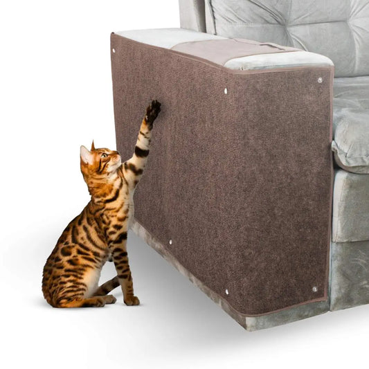 Protetor Arranhador Lateral para Braço de Sofá Kit c/ 2 - Chocolate