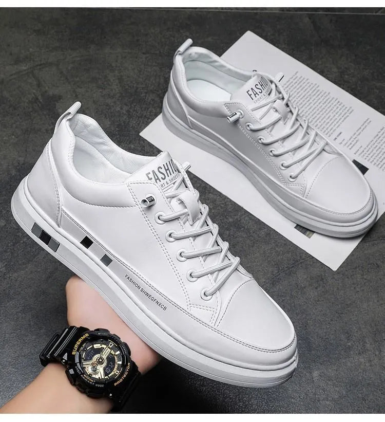 Tênis Casual Faquini - Couro Genuíno