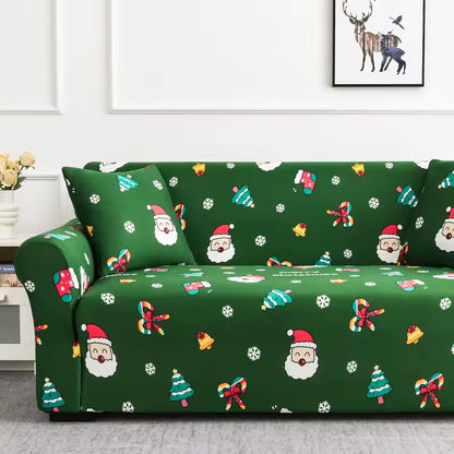 Capa de Sofá  Natalina  Spandex Special - Bom Velhinho