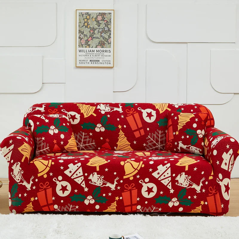 Capa de Sofá  Natalina Spandex Special - Sonho de Natal
