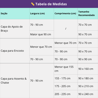 Capa Protetora Para Sofá Tweed - Cinza