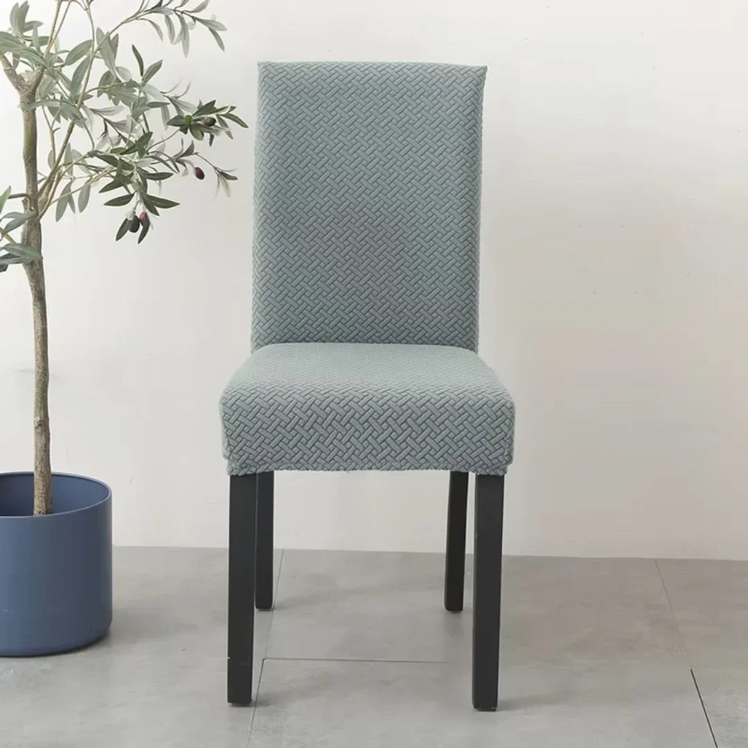 Capa Protetora Cadeira Jacquard -  Verde Oliva