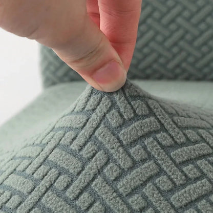 Capa Protetora Cadeira Jacquard -  Verde Oliva