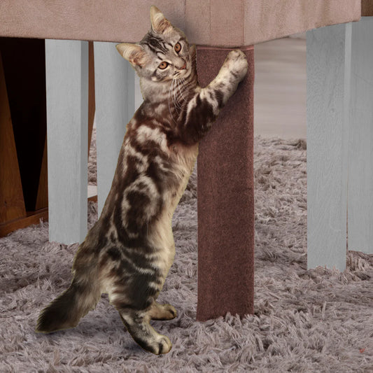 Arranhador Gato Protetor Pé Cadeira e Mesa - Chocolate