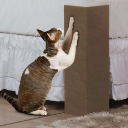 Arranhador MDF Cama Box para Gatos Kit 2  - Bege