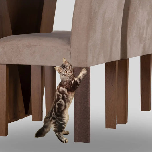 Kit 4 Arranhador Perna Cad/Mesa Chocolate - Oferta Cross