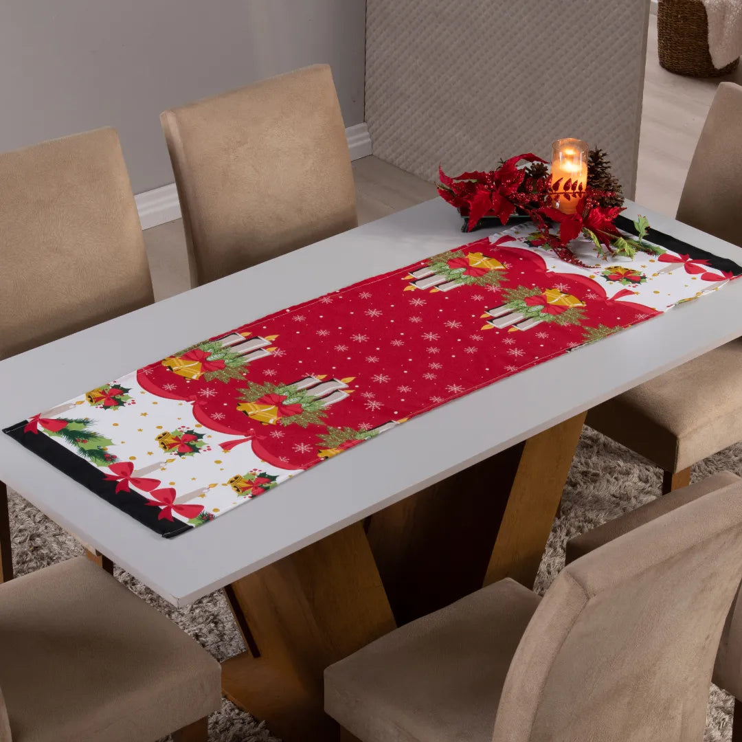 Caminho de Mesa Natalino -  Vermelha Natal