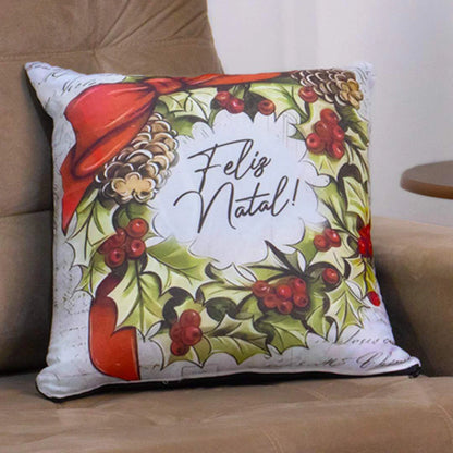 Capa de Almofada Natal - Guirlanda