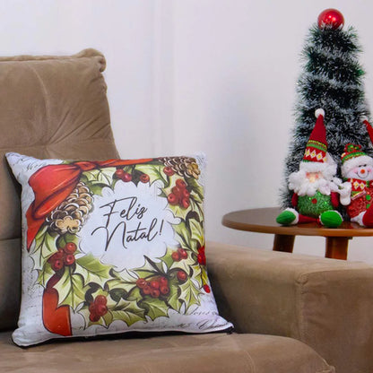 Capa de Almofada Natal - Guirlanda