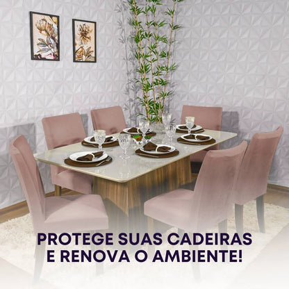 Capa Cadeira Suede Confort Plus - Cobre