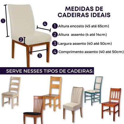 Capa de Cadeira Impermeável Deluxe - Bege
