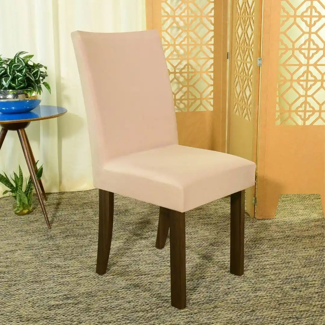 Capa Cadeira Jantar Spandex - Avelã