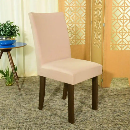 Capa Cadeira Jantar Spandex - Avelã