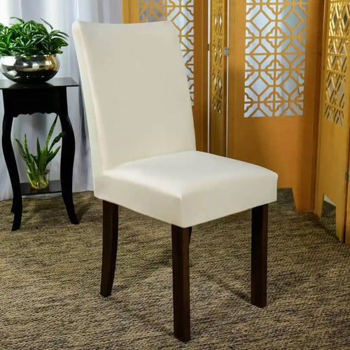 Capa Cadeira Jantar Spandex - Creme