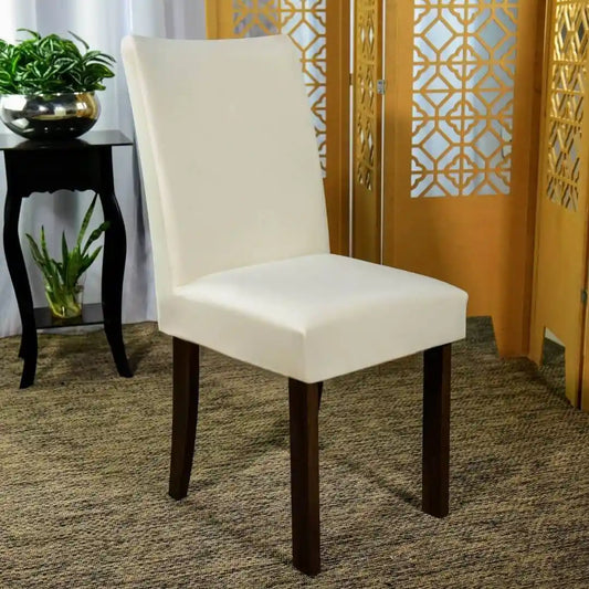 Capa Cadeira Jantar Spandex - Creme