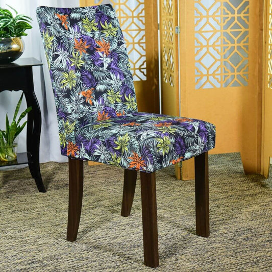 Capa Cadeira Jantar Spandex - Folhagem