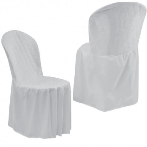 Kits 50/100 Capa de Cadeira para Festa Branca