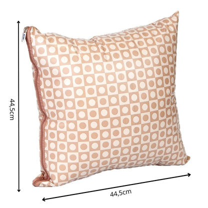 Capa De Almofada Impermeável - Chess Marrom