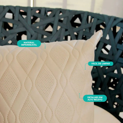 Capa De Almofada Impermeável Premium - Areia