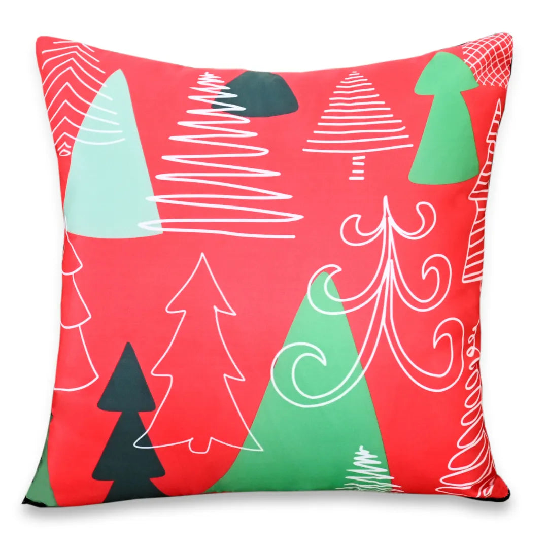 Capa de Almofada Natal - Vermelha