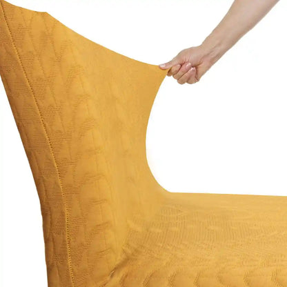 Capa Cadeira Boutique Babado - Doce de Leite