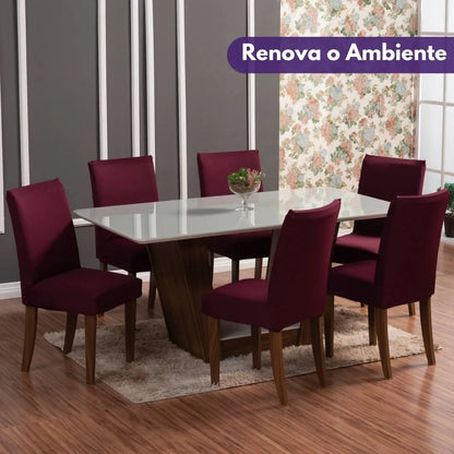 Capa Para Cadeira de Jantar - Marsala