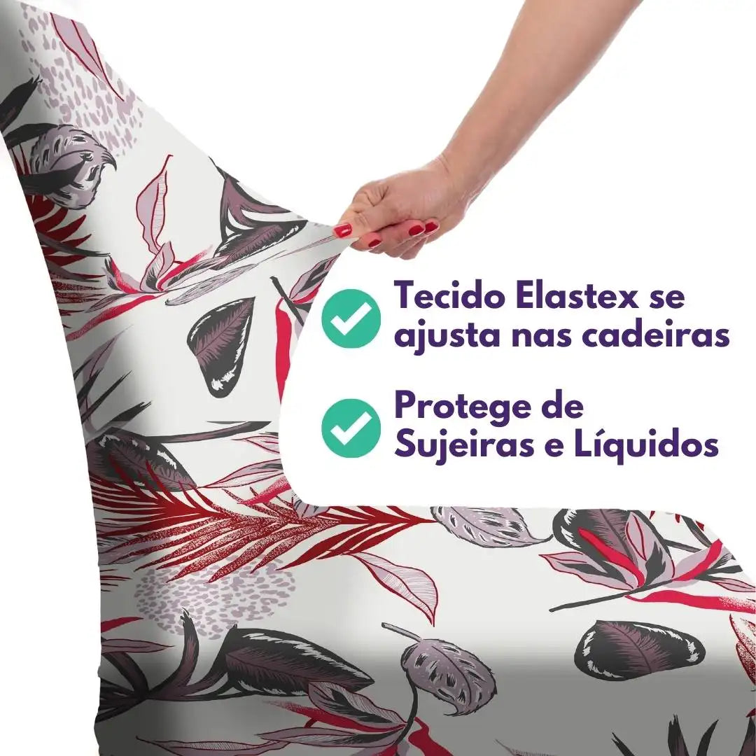 Capa para Cadeira de Jantar - Yasmim