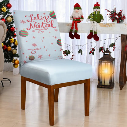 Capa de Cadeira de Natal - Noite de Luz
