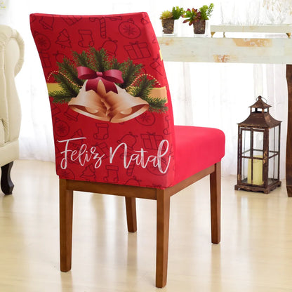 Capa de Cadeira de Natal  - Sinos