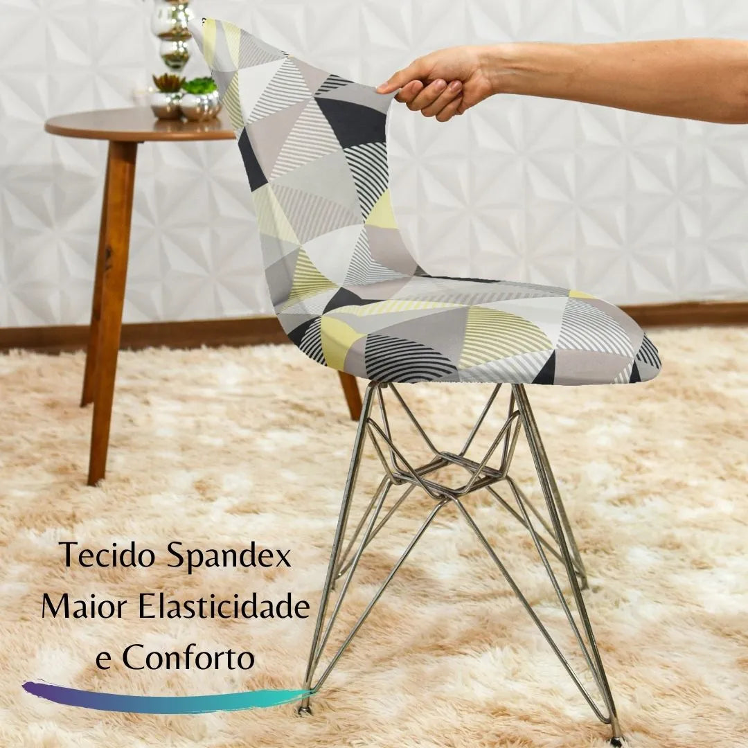 Capa para Cadeira Eiffel - Geometrica Sol