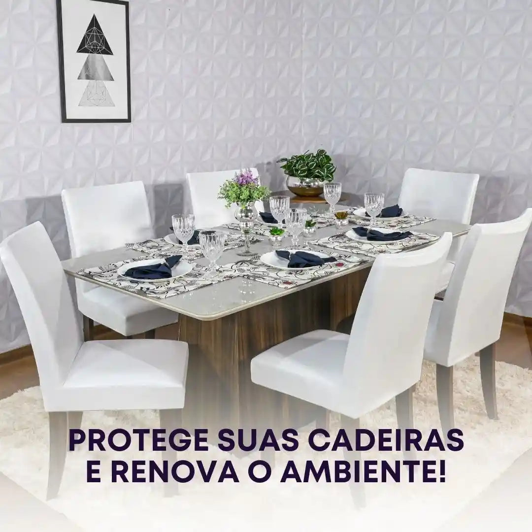 Capa de Cadeira Impermeável Deluxe - Branca