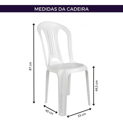 Kits 50/100 Capa de Cadeira para Festa Branca