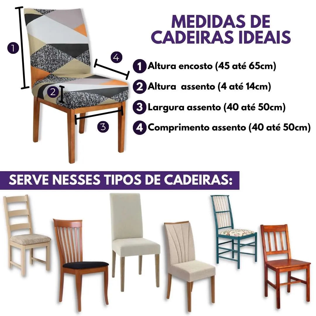 Capa Para Cadeira de Jantar - Sueter