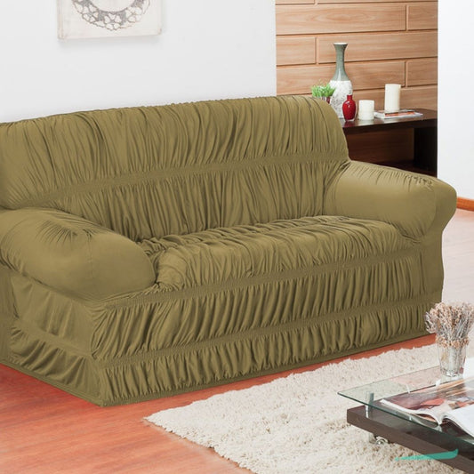 Capa de sofá Elasticada Elegance - Musgo