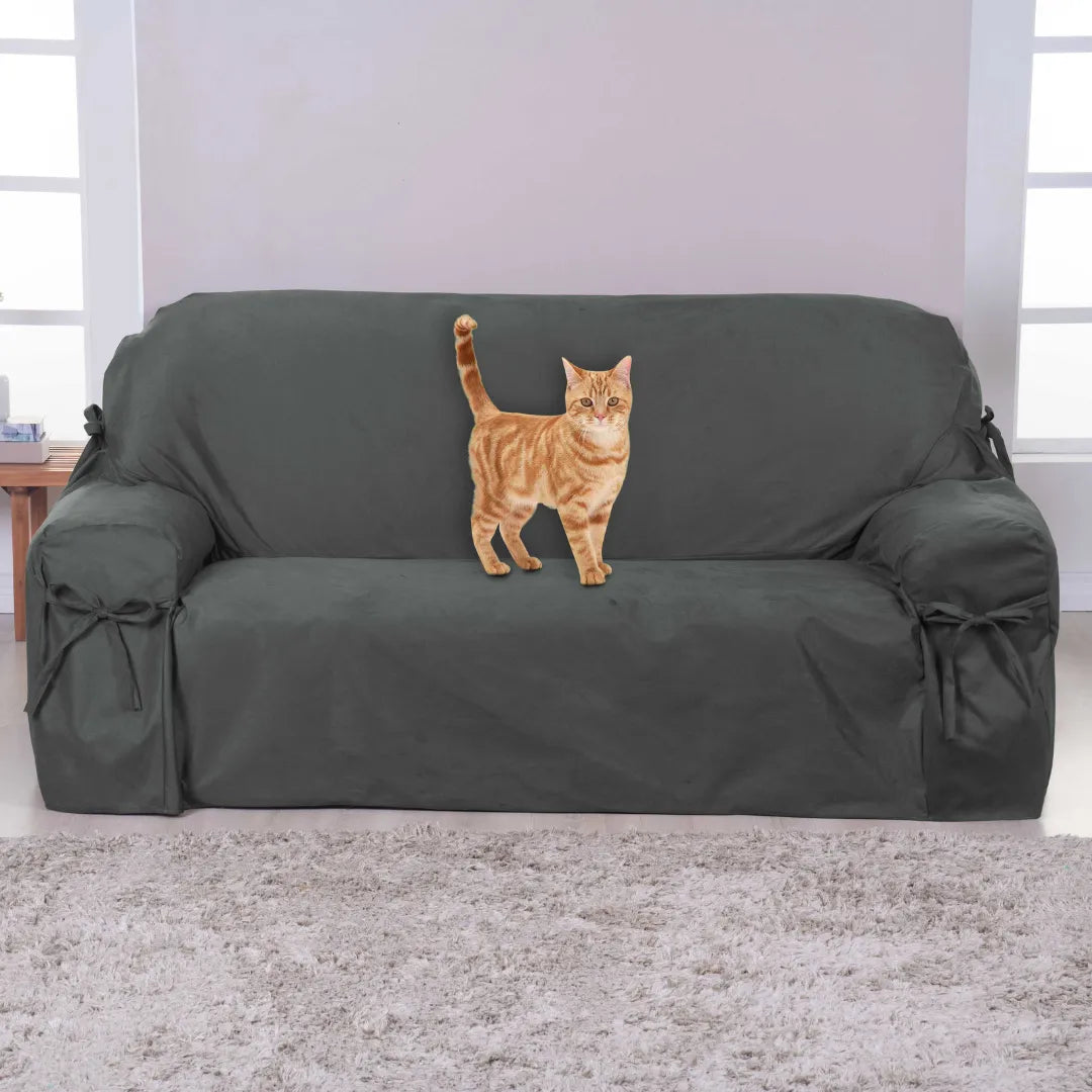 Capa de Sofá Anti Arranhão -  Chumbo