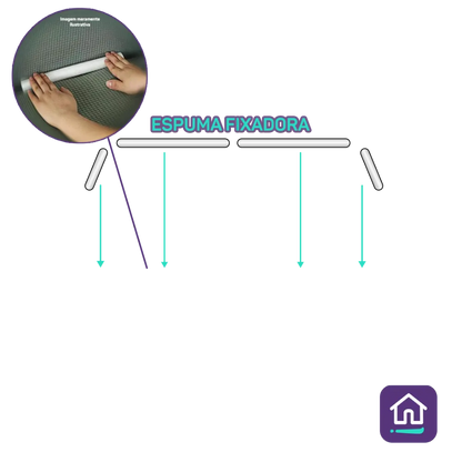 Fixador Espuma Capa de Sofá (9 und.)