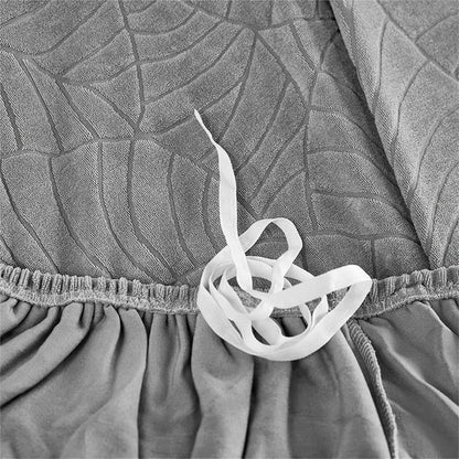 Capa de Sofá de Canto Impermeável Relevo Special - Cinza Claro