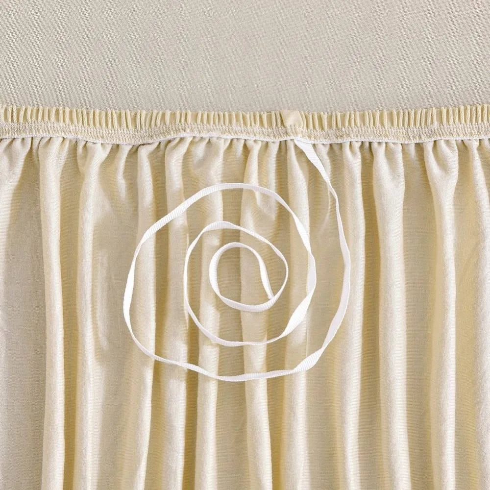 Capa de Sofá de Canto Spandex Special Impermeável - Branco Off