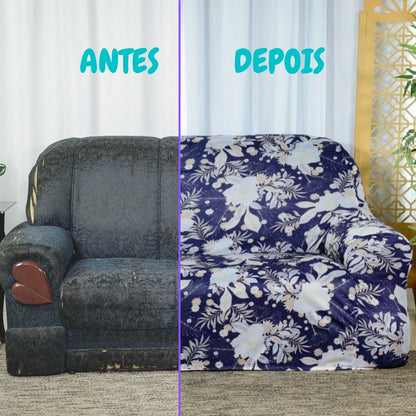 Capa de Sofá Elastex - Dark Blue