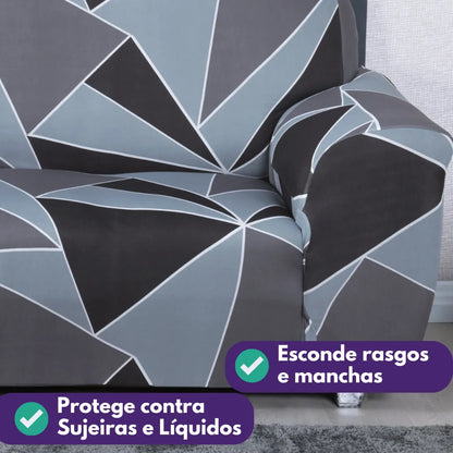 Capa de Sofá Elastex - Geo Urbana
