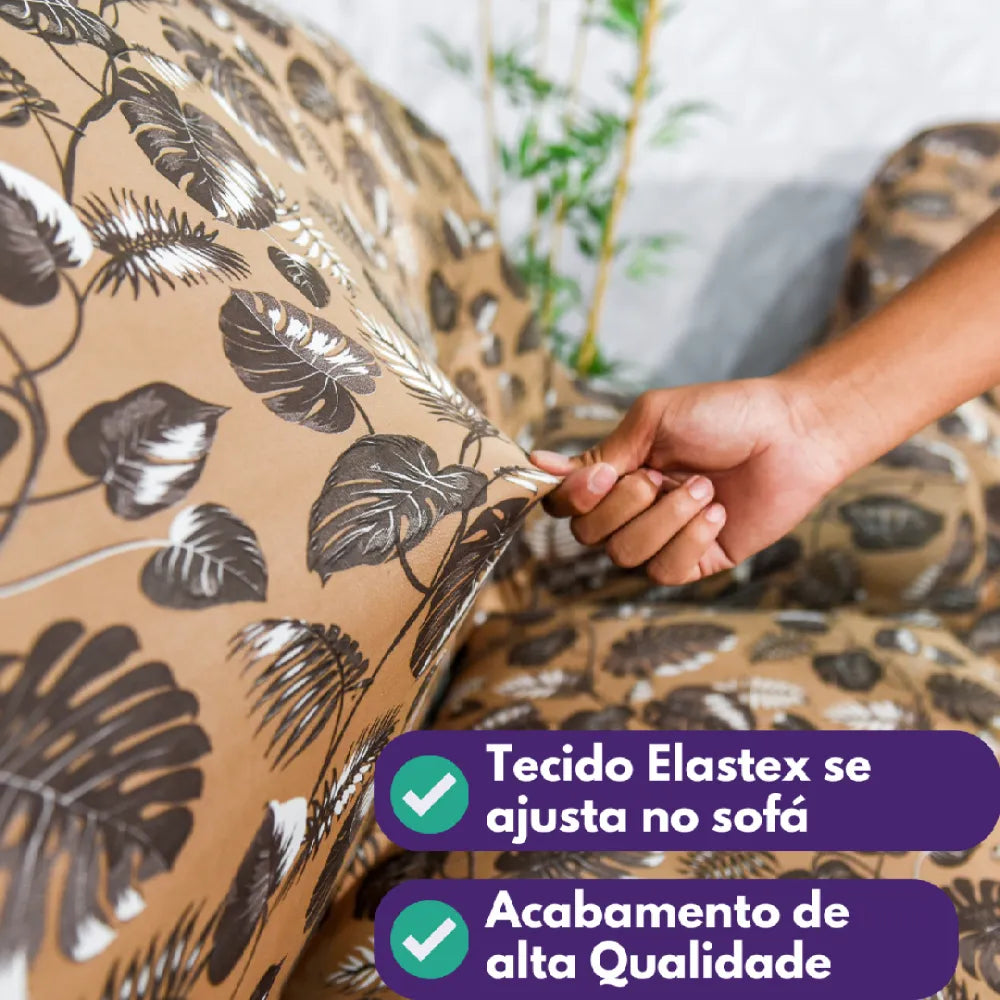 Capa de Sofá Elastex - Pluma