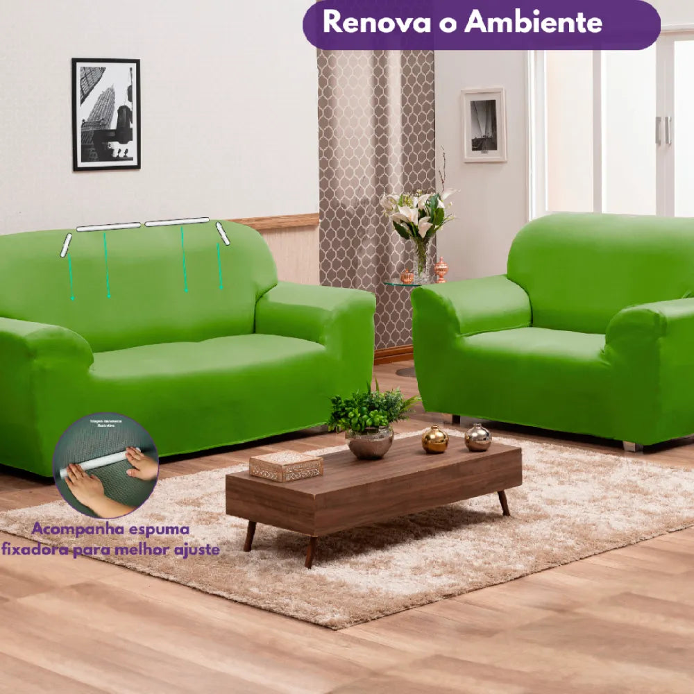 Capa de Sofá Elastex - Verde