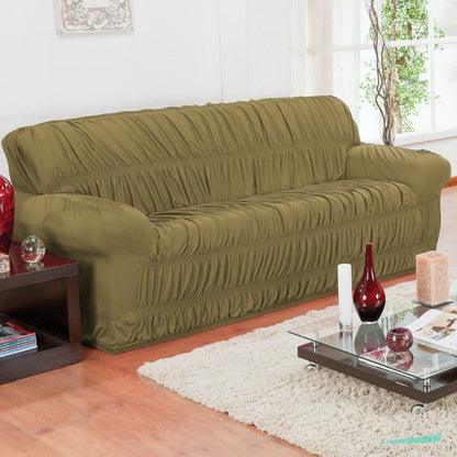 Capa de sofá Elasticada Elegance - Musgo