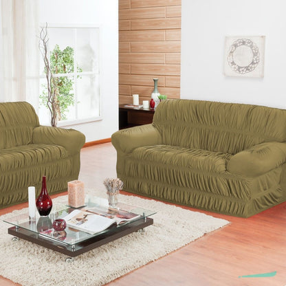 Capa de sofá Elasticada Elegance - Musgo