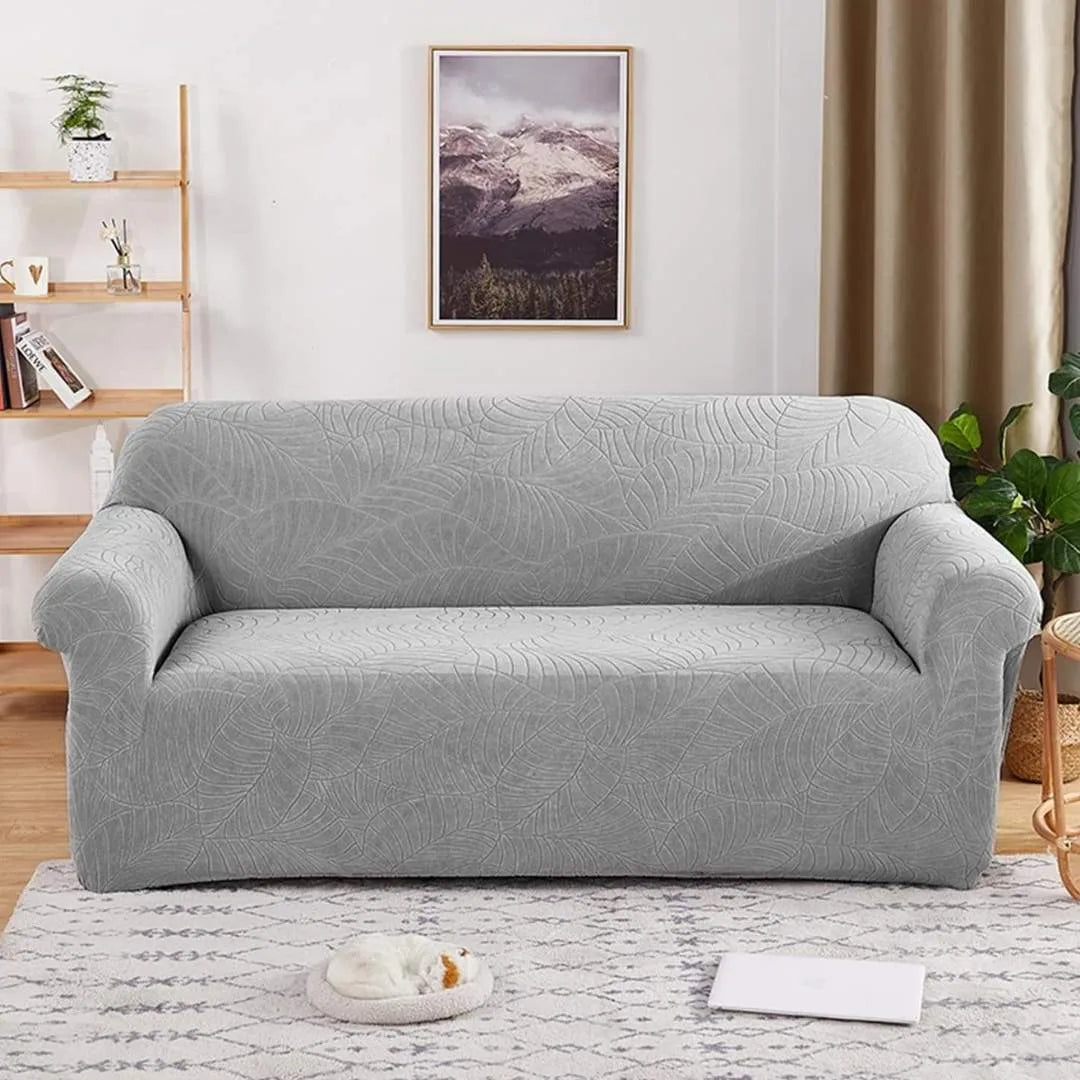 Capa de Sofá Impermeável Relevo Special - Cinza Claro