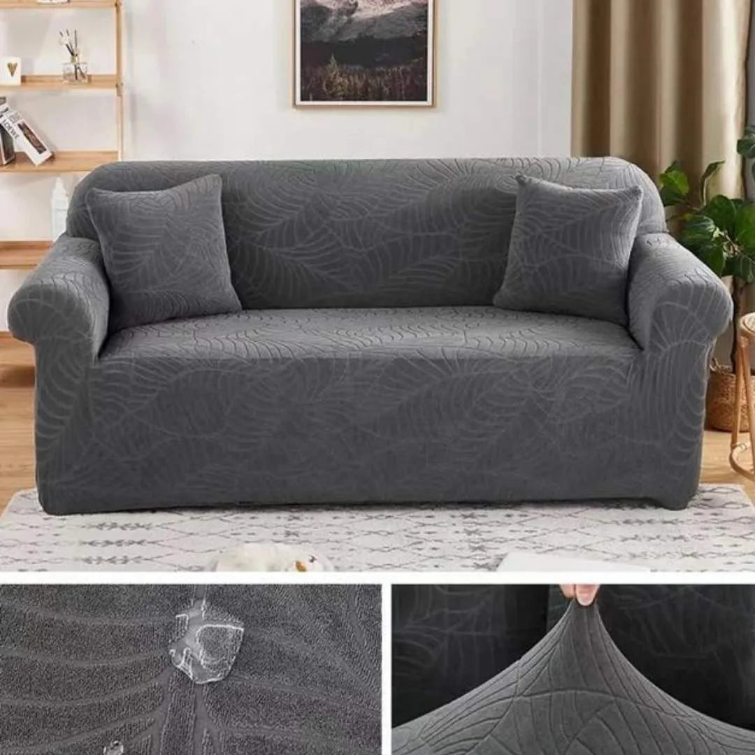 Capa de Sofá Impermeável Relevo Special - Cinza Escuro