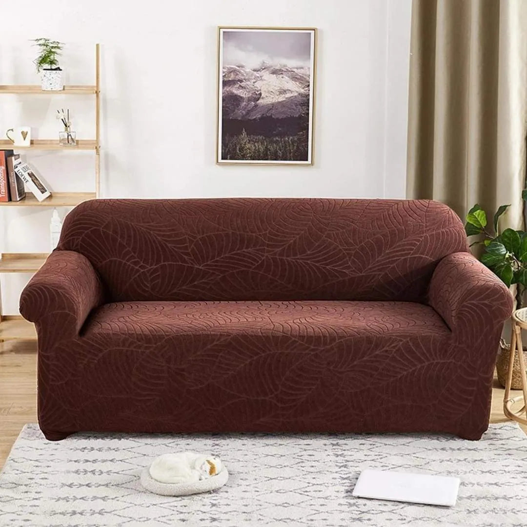 Capa de Sofá Impermeável Relevo Special - Tabaco
