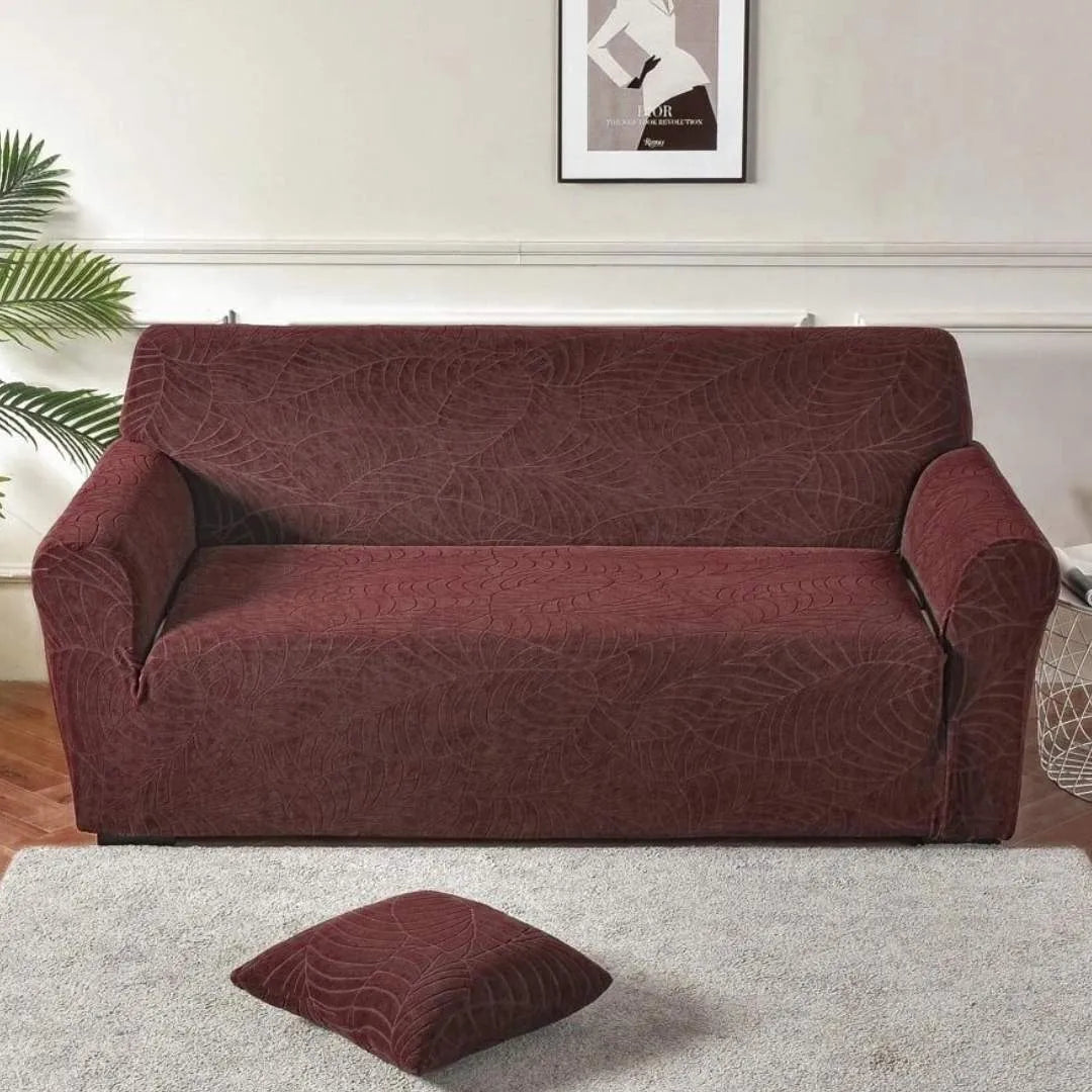 Capa de Sofá Impermeável Relevo Special - Tabaco
