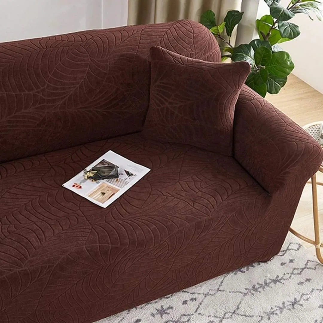 Capa de Sofá Impermeável Relevo Special - Tabaco